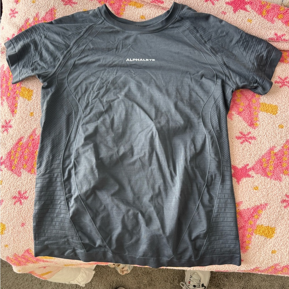 Alphalete Men's Charcoal Short Sleeve Tee